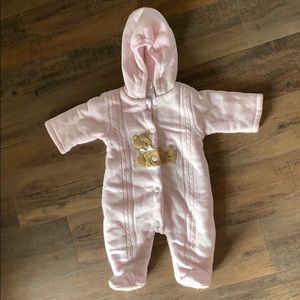 Bright future button up  Knit cold weather suit